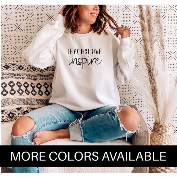 Teacher Sweatshirt - Teaching Crewneck - Picture 1 of 6